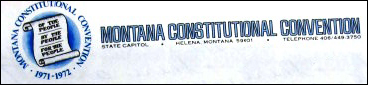 Montana Constitutional Convention