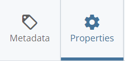 screenshot of Properties tab